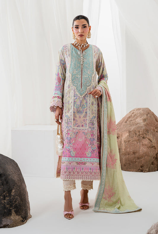 AJR Couture | Luxe Silk 26 | Zarish - Luxury Dress - available at Maria Faisal in UK and USA.