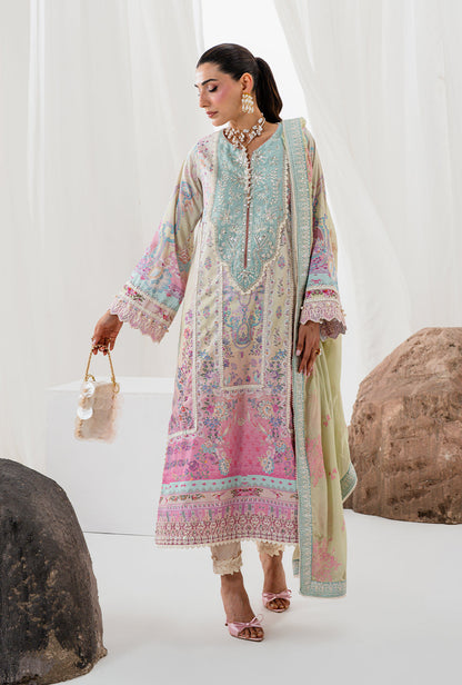 AJR Couture | Luxe Silk 26 | Zarish - Luxury Dress - available at Maria Faisal in UK and USA.
