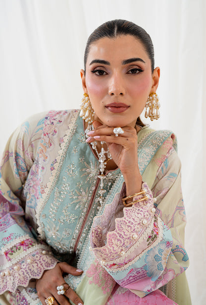 AJR Couture | Luxe Silk 26 | Zarish - Luxury Dress - available at Maria Faisal in UK and USA.