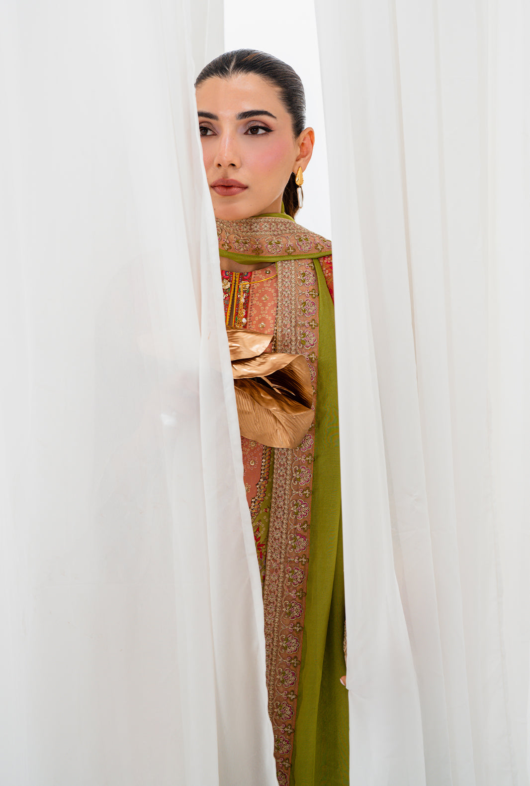 AJR Couture | Luxe Silk 26 | Nyra - Luxury Dress - available at Maria Faisal in UK and USA.