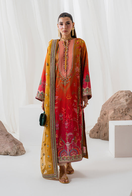 AJR Couture | Luxe Silk 26 | Nova - Luxury Dress - available at Maria Faisal in UK and USA.