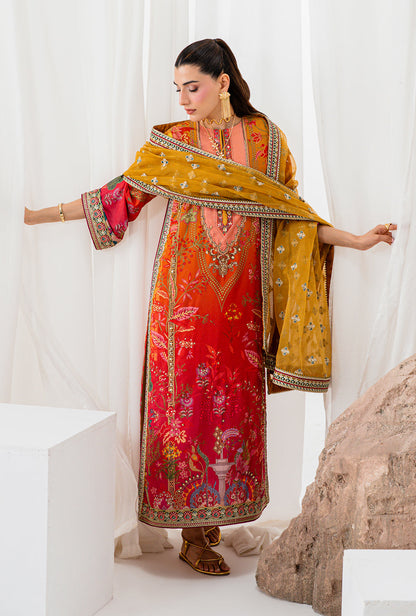 AJR Couture | Luxe Silk 26 | Nova - Luxury Dress - available at Maria Faisal in UK and USA.