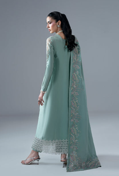 Ajr Couture | Symphony Pret 26 | Marine Muse - Formal Dress - available at Maria Faisal in UK and USA.