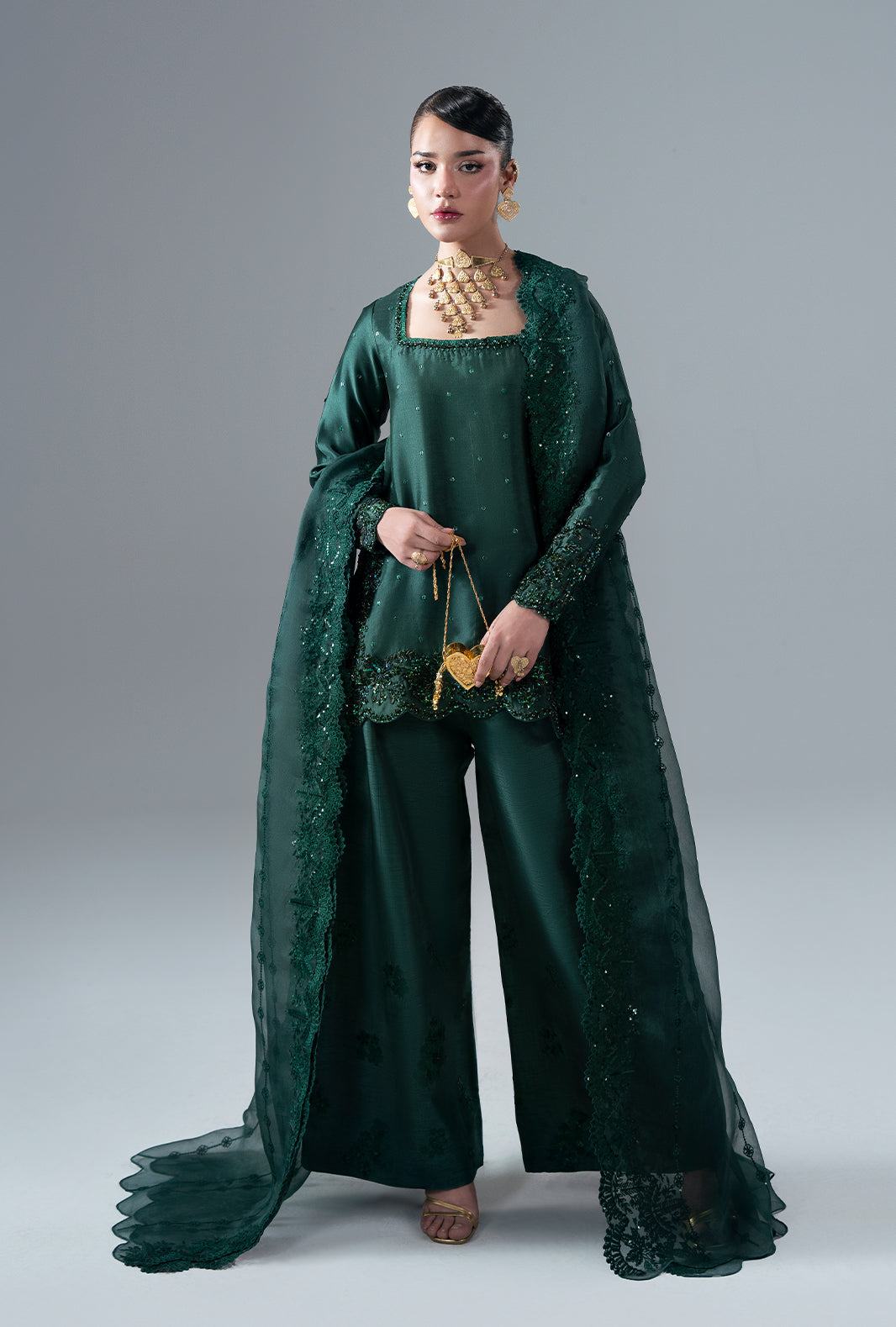 Ajr Couture | Symphony Pret 26 | Esmera - Formal Dress - available at Maria Faisal in UK and USA.