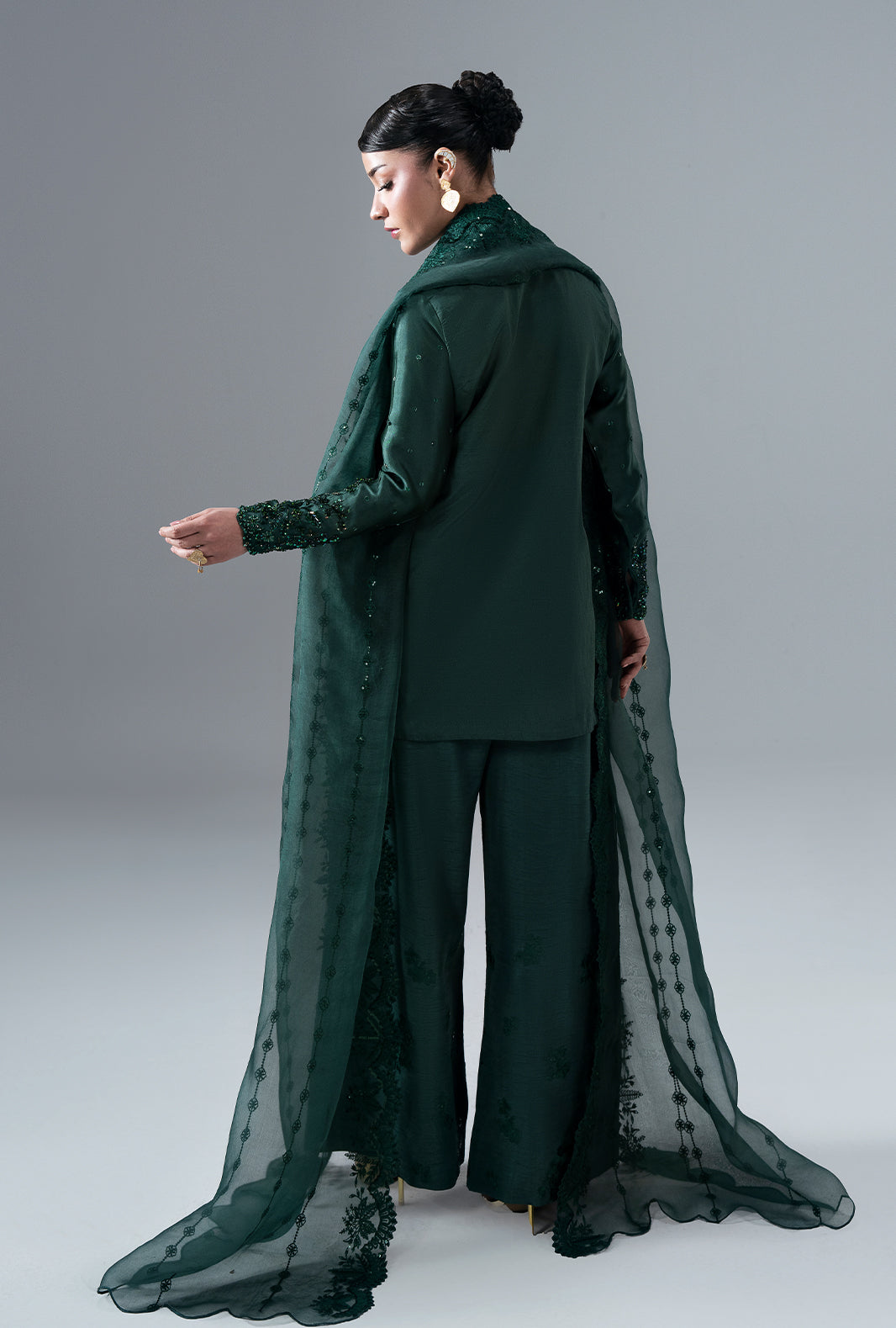 Ajr Couture | Symphony Pret 26 | Esmera - Formal Dress - available at Maria Faisal in UK and USA.