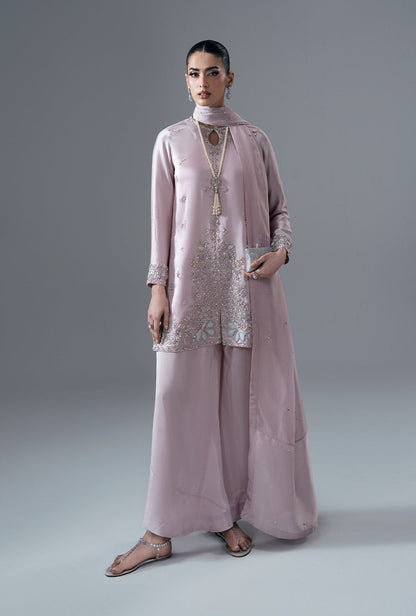 Ajr Couture | Symphony Pret 26 | Rose Quartz - Formal Dress - available at Maria Faisal in UK and USA.