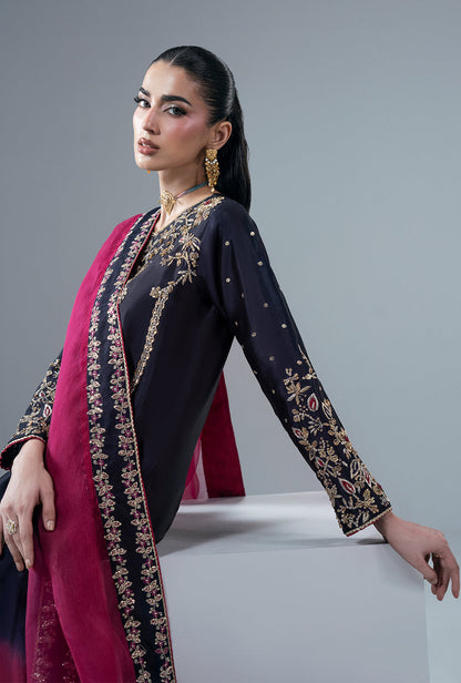 Ajr Couture | Symphony Pret 26 | Scarlet Ruby - Formal Dress - available at Maria Faisal in UK and USA.