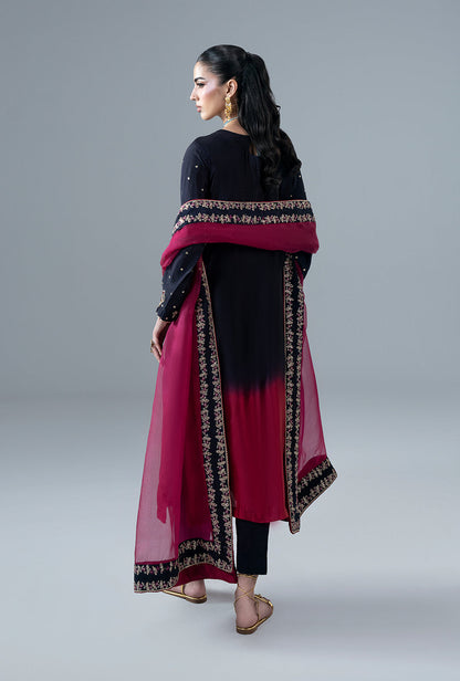 Ajr Couture | Symphony Pret 26 | Scarlet Ruby - Formal Dress - available at Maria Faisal in UK and USA.