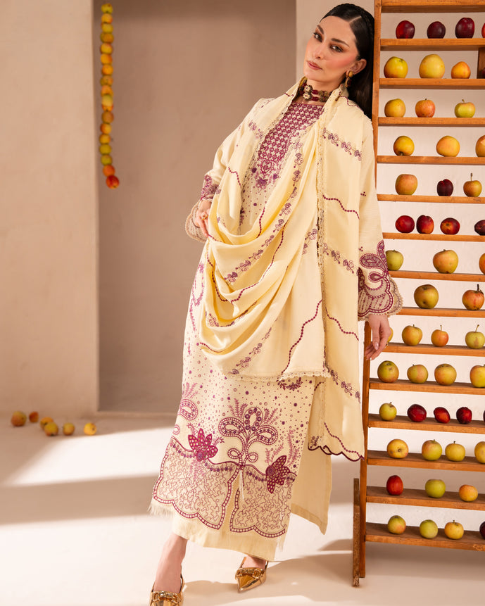 Parishay | Veranda Winters 26 |VR-03 - Luxury Dress - available at Maria Faisal in UK and USA.