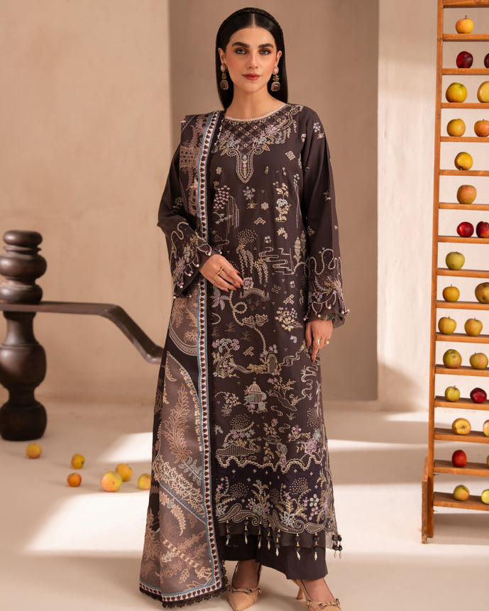 Parishay | Veranda Winters 26 |VR-09 - Luxury Dress - available at Maria Faisal in UK and USA.