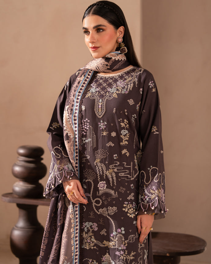 Parishay | Veranda Winters 26 |VR-09 - Luxury Dress - available at Maria Faisal in UK and USA.