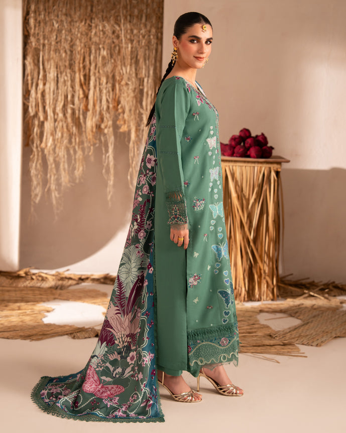 Parishay | Veranda Winters 26 |VR-15 - Luxury Dress - available at Maria Faisal in UK and USA.