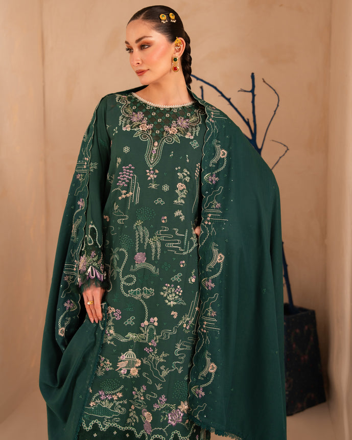 Parishay | Veranda Winters 26 |VR-10 - Luxury Dress - available at Maria Faisal in UK and USA.