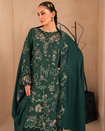 Parishay | Veranda Winters 26 |VR-10 - Luxury Dress - available at Maria Faisal in UK and USA.
