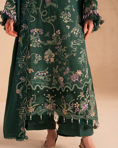 Parishay | Veranda Winters 26 |VR-10 - Luxury Dress - available at Maria Faisal in UK and USA.