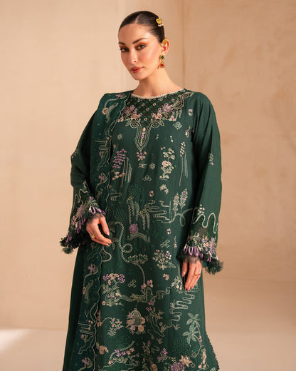 Parishay | Veranda Winters 26 |VR-10 - Luxury Dress - available at Maria Faisal in UK and USA.