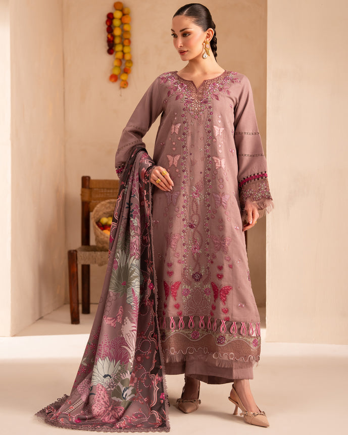 Parishay | Veranda Winters 26 | VR-16 - Luxury Dress - available at Maria Faisal in UK and USA.