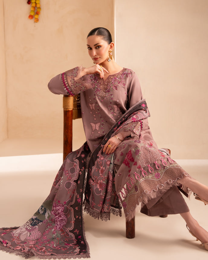 Parishay | Veranda Winters 26 | VR-16 - Luxury Dress - available at Maria Faisal in UK and USA.