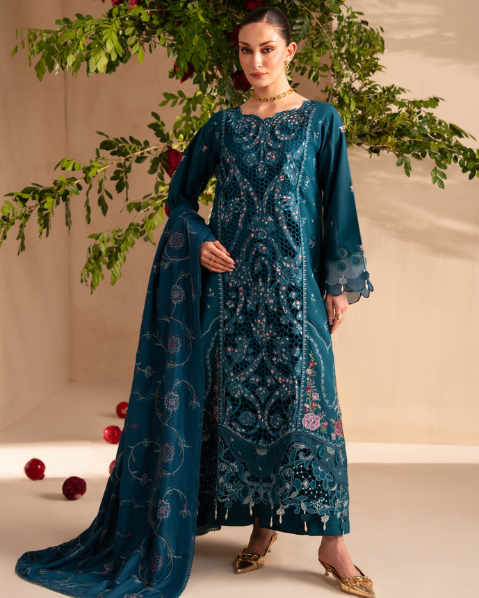 Parishay | Veranda Winters 26 | VR-07 - Luxury Dress - available at Maria Faisal in UK and USA.