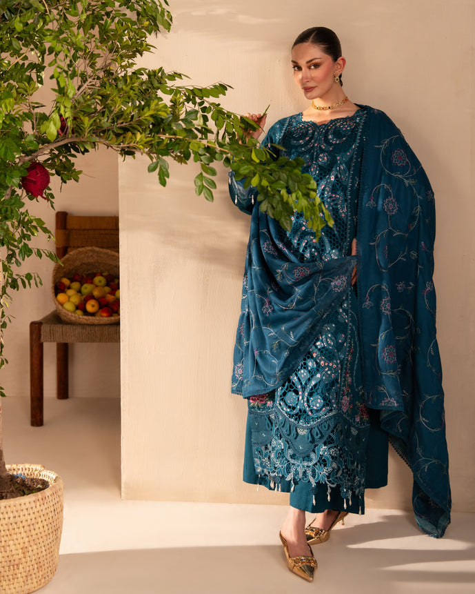 Parishay | Veranda Winters 26 | VR-07 - Luxury Dress - available at Maria Faisal in UK and USA.