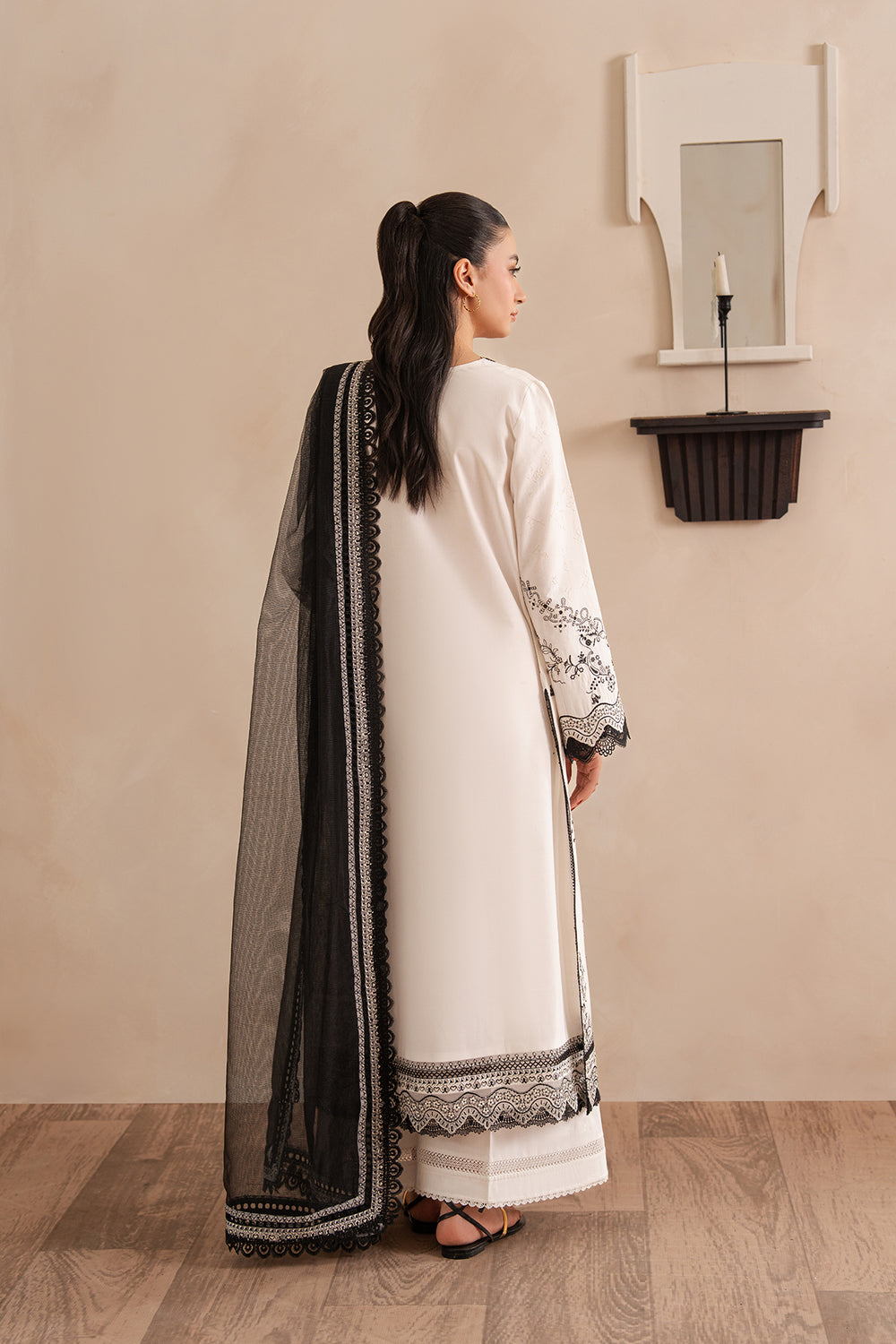 Afrozeh | Muted Muse 26 | Poise - Luxury Dress - available at Maria Faisal in UK and USA.