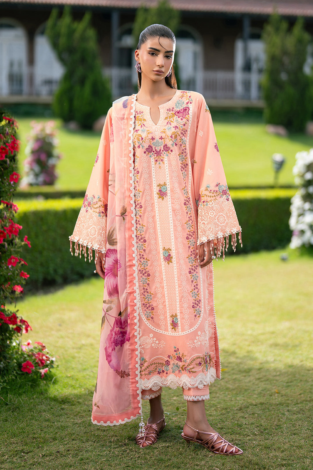 Alizeh | Printed Lawn | AF-EL-7072-Eva - Casual Dress - available at Maria Faisal in UK and USA.