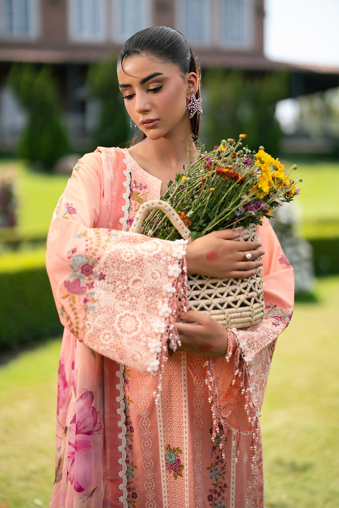 Alizeh | Printed Lawn | AF-EL-7072-Eva - Casual Dress - available at Maria Faisal in UK and USA.