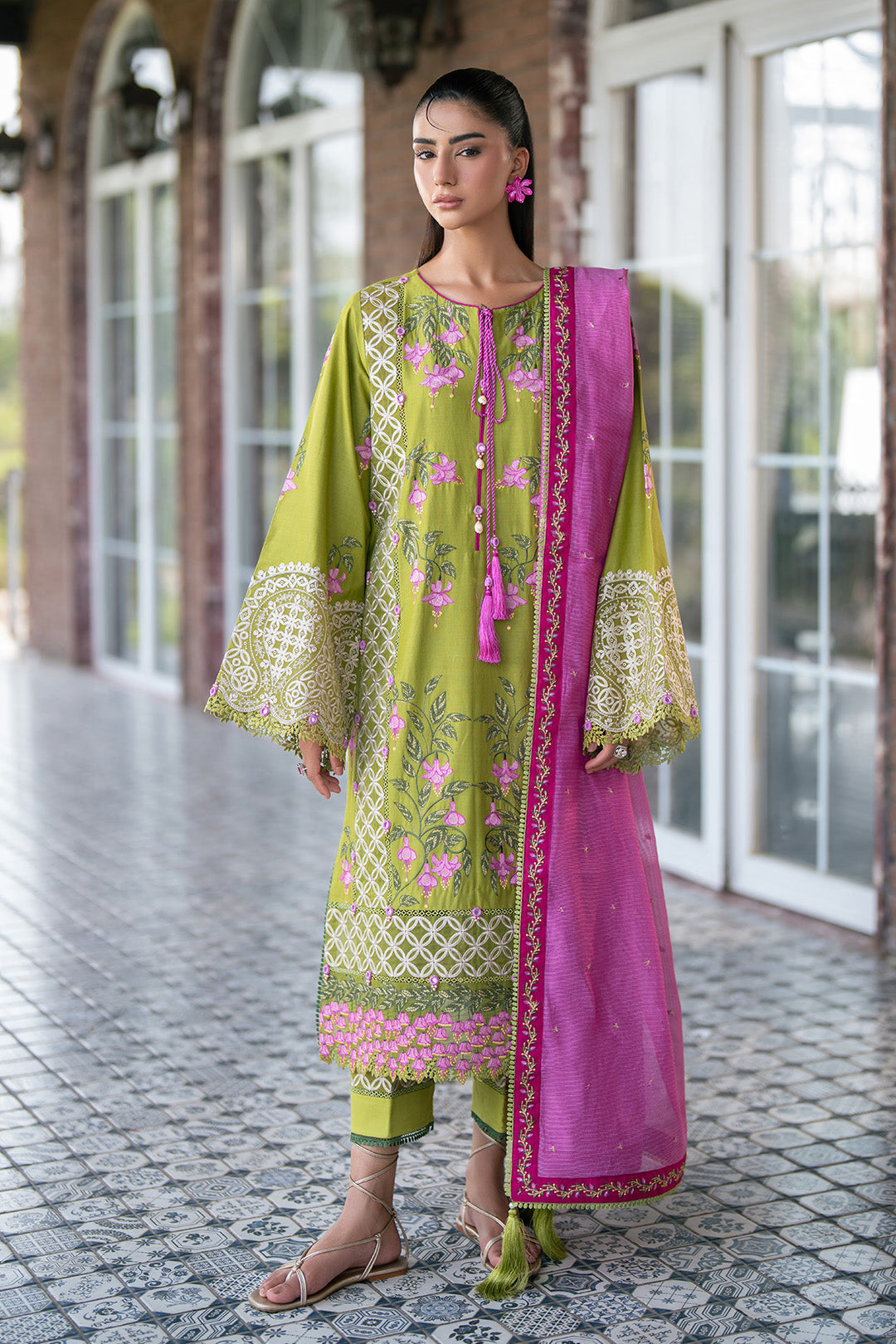 Alizeh | Printed Lawn | AF-EL-7073-Summer - Casual Dress - available at Maria Faisal in UK and USA.