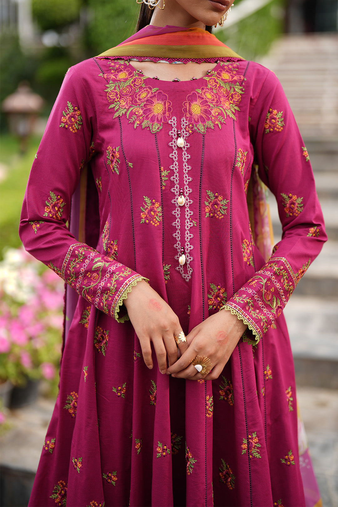 Alizeh | Printed Lawn | AF-EL-7070-Riya - Casual Dress - available at Maria Faisal in UK and USA.