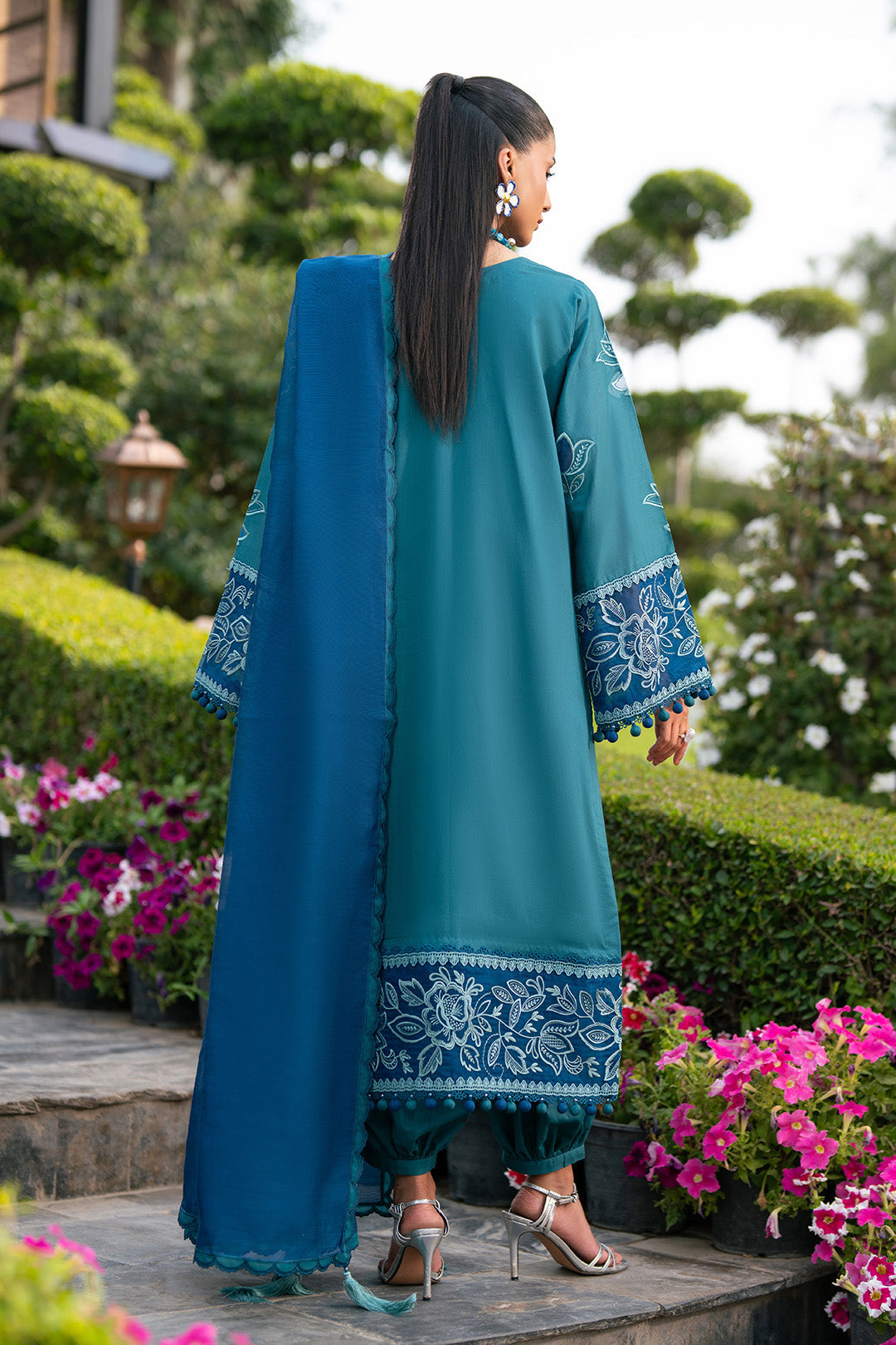 Alizeh | Printed Lawn | AF-EL-7071-Bloom - Casual Dress - available at Maria Faisal in UK and USA.