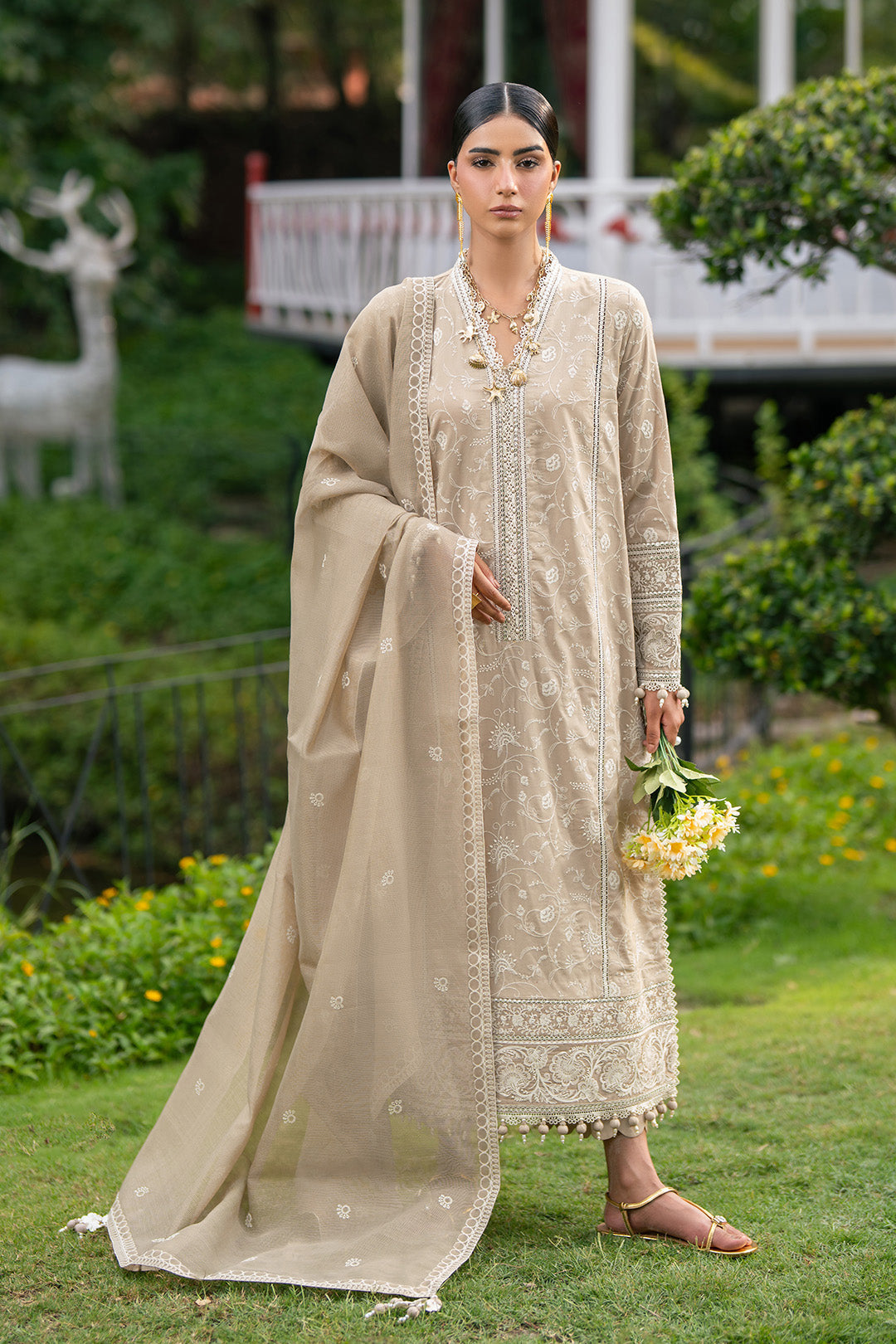 Alizeh | Printed Lawn | AF-EL-7069-Drape - Casual Dress - available at Maria Faisal in UK and USA.
