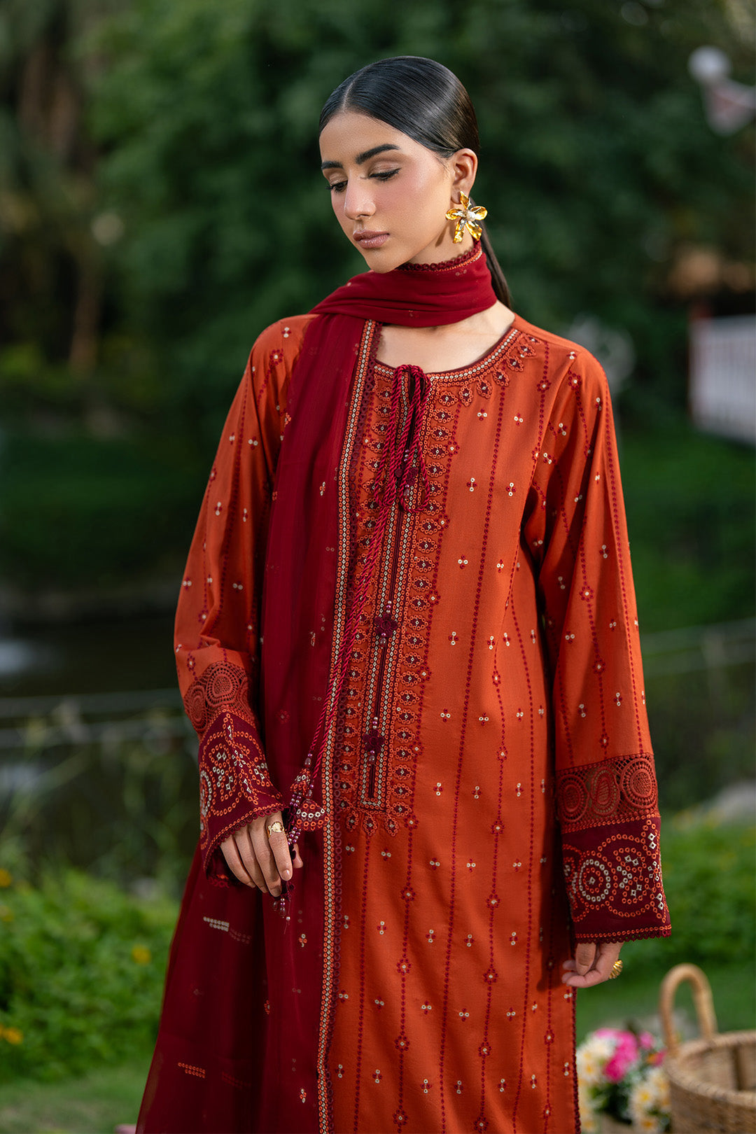 Alizeh | Printed Lawn | AF-EL-7066-Kaya - Casual Dress - available at Maria Faisal in UK and USA.