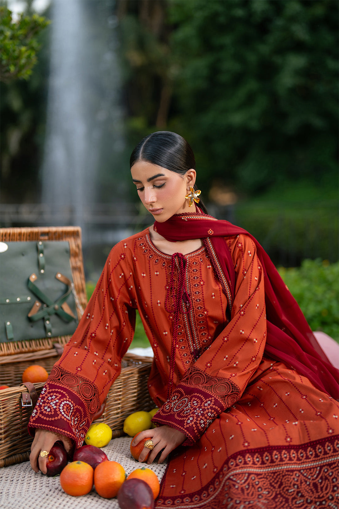 Alizeh | Printed Lawn | AF-EL-7066-Kaya - Casual Dress - available at Maria Faisal in UK and USA.