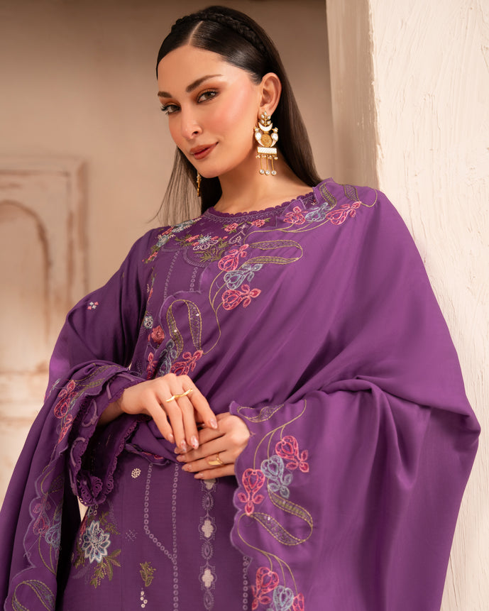 Parishay | Veranda Winters 26 |VR-14 - Luxury Dress - available at Maria Faisal in UK and USA.