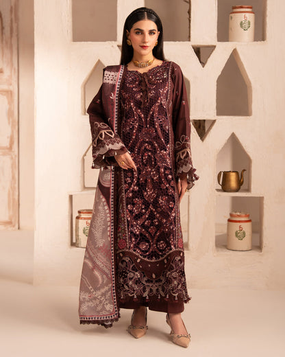 Parishay | Veranda Winters 26 |VR-08 - Luxury Dress - available at Maria Faisal in UK and USA.