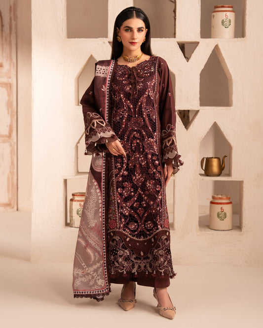 Parishay | Veranda Winters 26 |VR-08 - Luxury Dress - available at Maria Faisal in UK and USA.