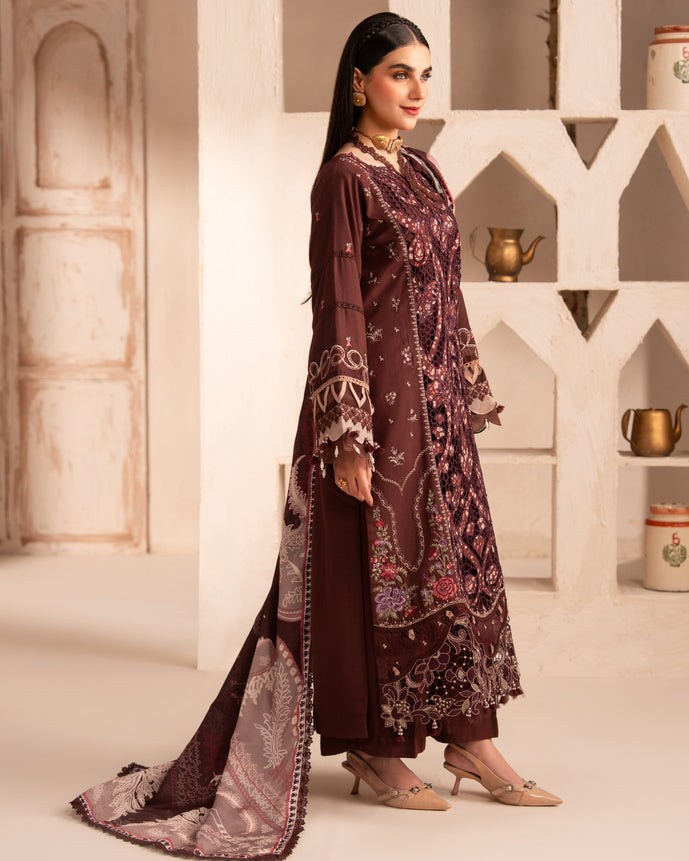Parishay | Veranda Winters 26 |VR-08 - Luxury Dress - available at Maria Faisal in UK and USA.