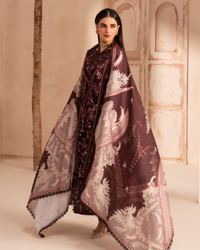 Parishay | Veranda Winters 26 |VR-08 - Luxury Dress - available at Maria Faisal in UK and USA.