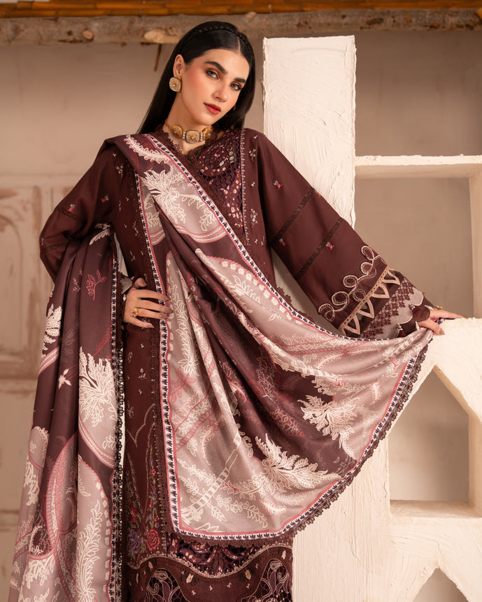 Parishay | Veranda Winters 26 |VR-08 - Luxury Dress - available at Maria Faisal in UK and USA.