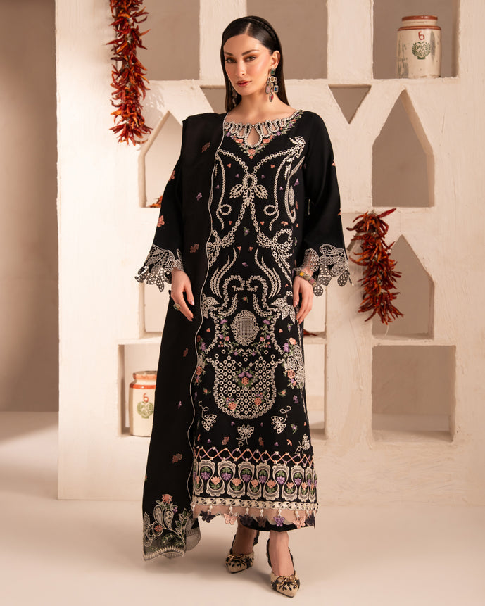 Parishay | Veranda Winters 26 | VR-05 - Luxury Dress - available at Maria Faisal in UK and USA.