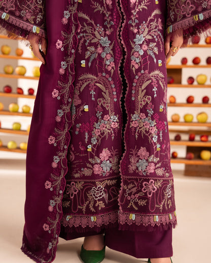 Parishay | Veranda Winters 26 |VR-02 - Luxury Dress - available at Maria Faisal in UK and USA.