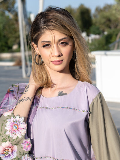 Ain | Venice Vibes | AN-157 - Luxury Dress - available at Maria Faisal in UK and USA.