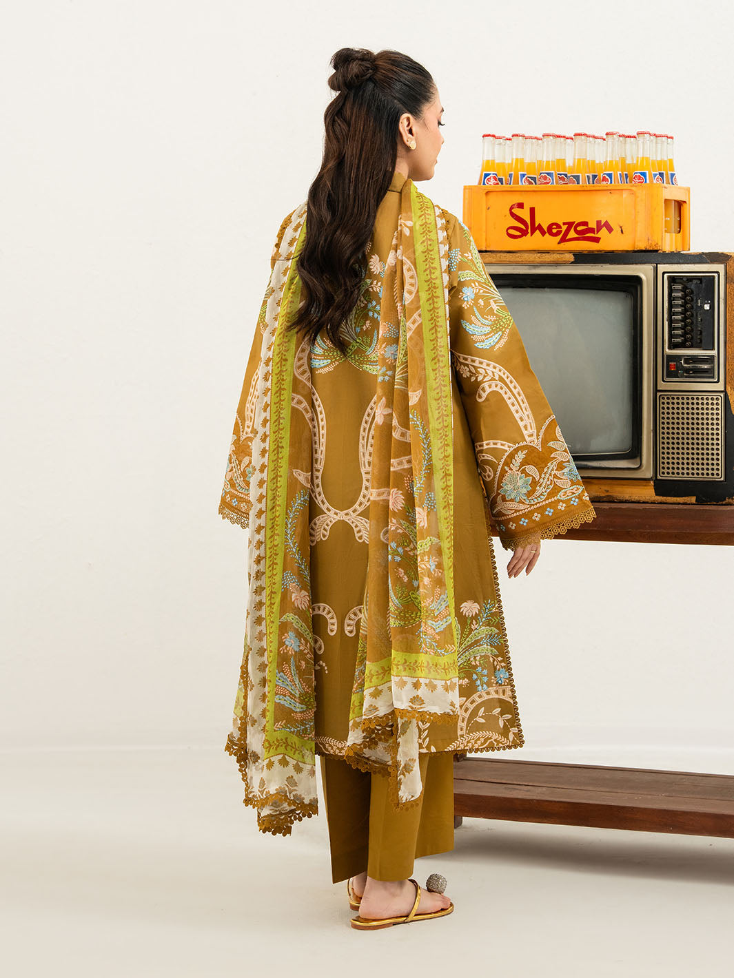 Mahnur | Anaya Lawn | ANA-003 - Luxury Dress - available at Maria Faisal in UK and USA.