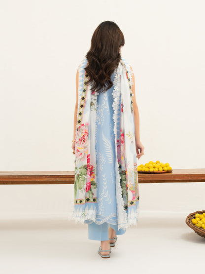 Mahnur | Anaya Lawn | ANA-006 - Luxury Dress - available at Maria Faisal in UK and USA.