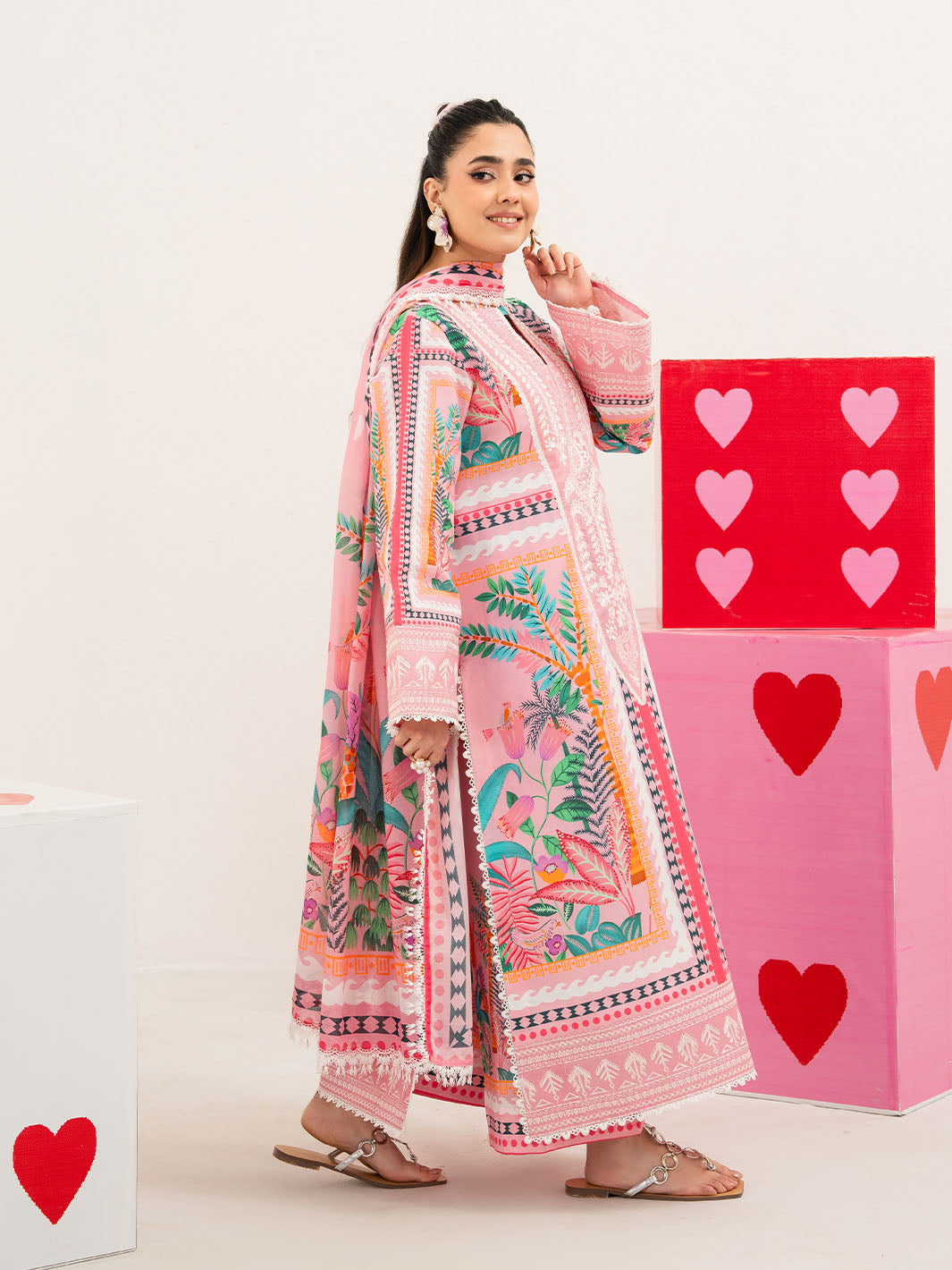 Mahnur | Anaya Lawn | ANA-008 - Luxury Dress - available at Maria Faisal in UK and USA.