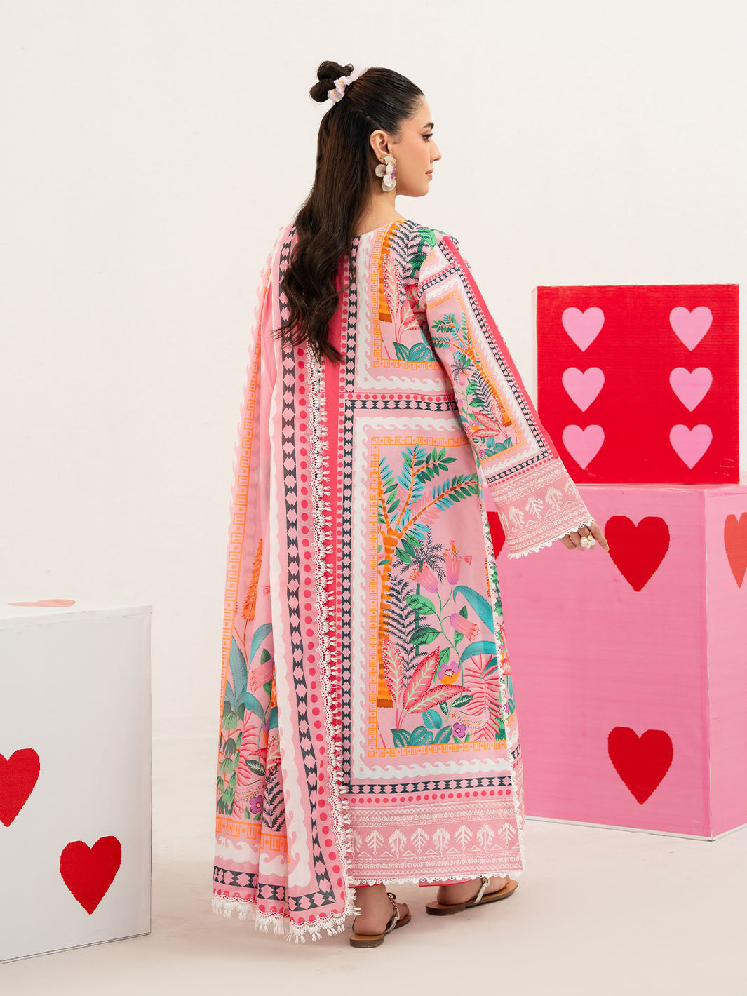 Mahnur | Anaya Lawn | ANA-008 - Luxury Dress - available at Maria Faisal in UK and USA.