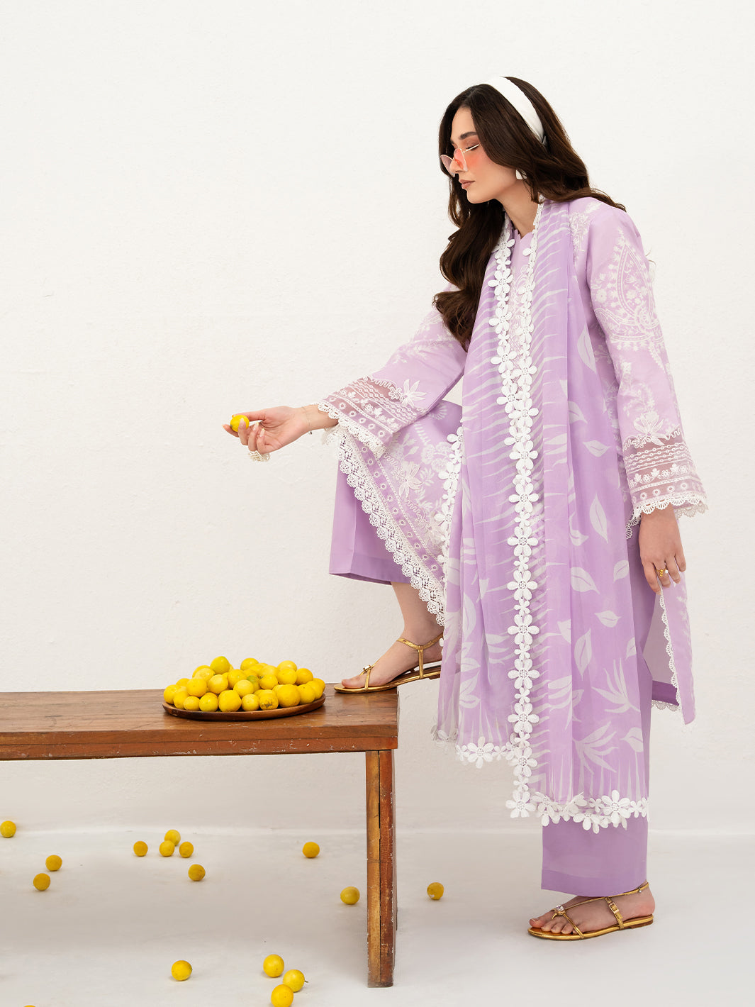 Mahnur | Anaya Lawn | ANA-009 - Luxury Dress - available at Maria Faisal in UK and USA.