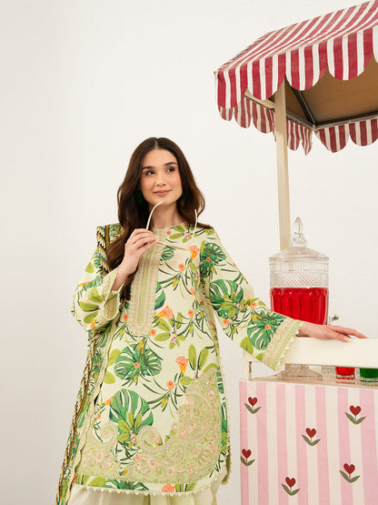 Mahnur | Anaya Lawn | ANA-013 - Luxury Dress - available at Maria Faisal in UK and USA.