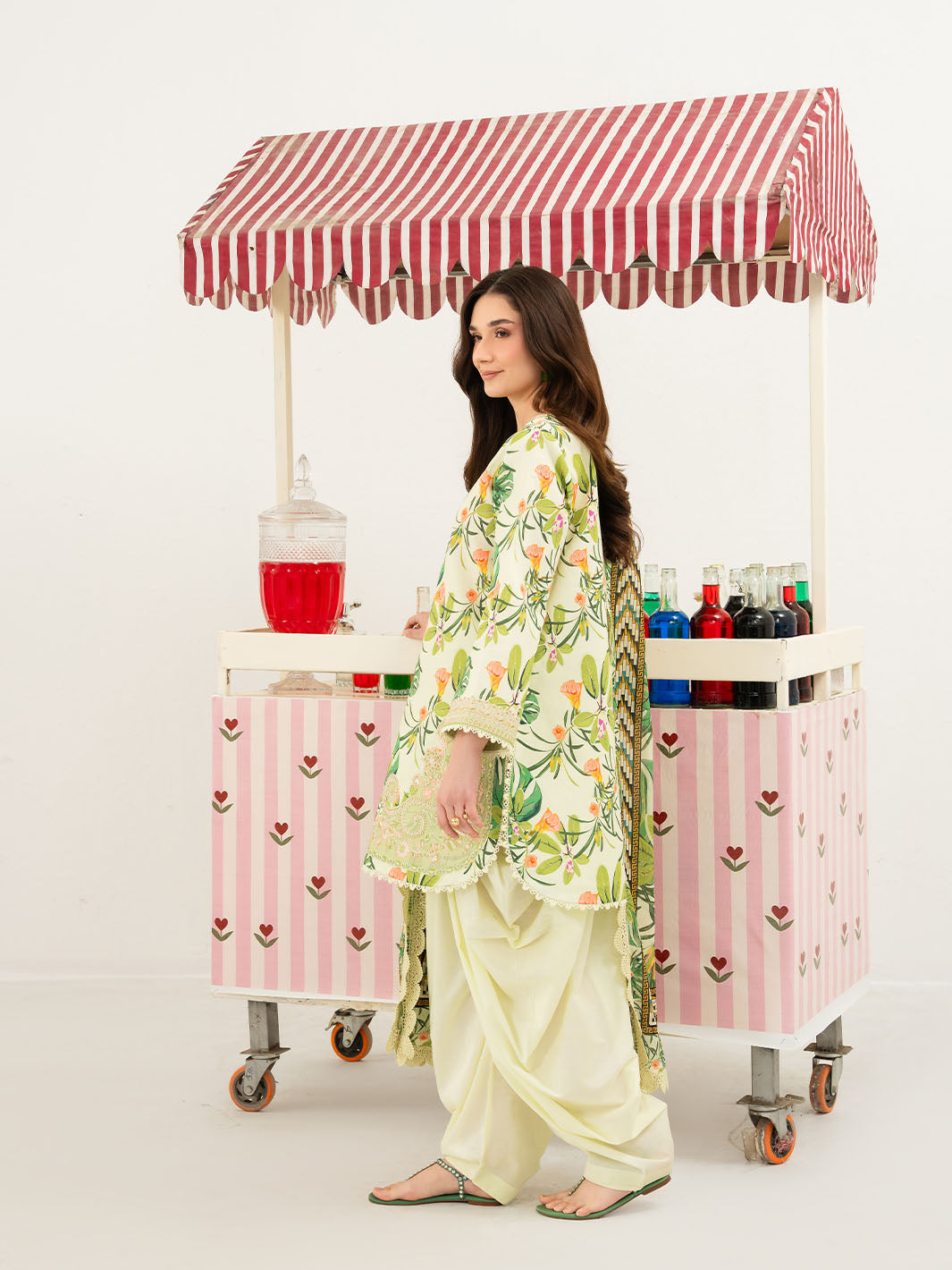 Mahnur | Anaya Lawn | ANA-013 - Luxury Dress - available at Maria Faisal in UK and USA.