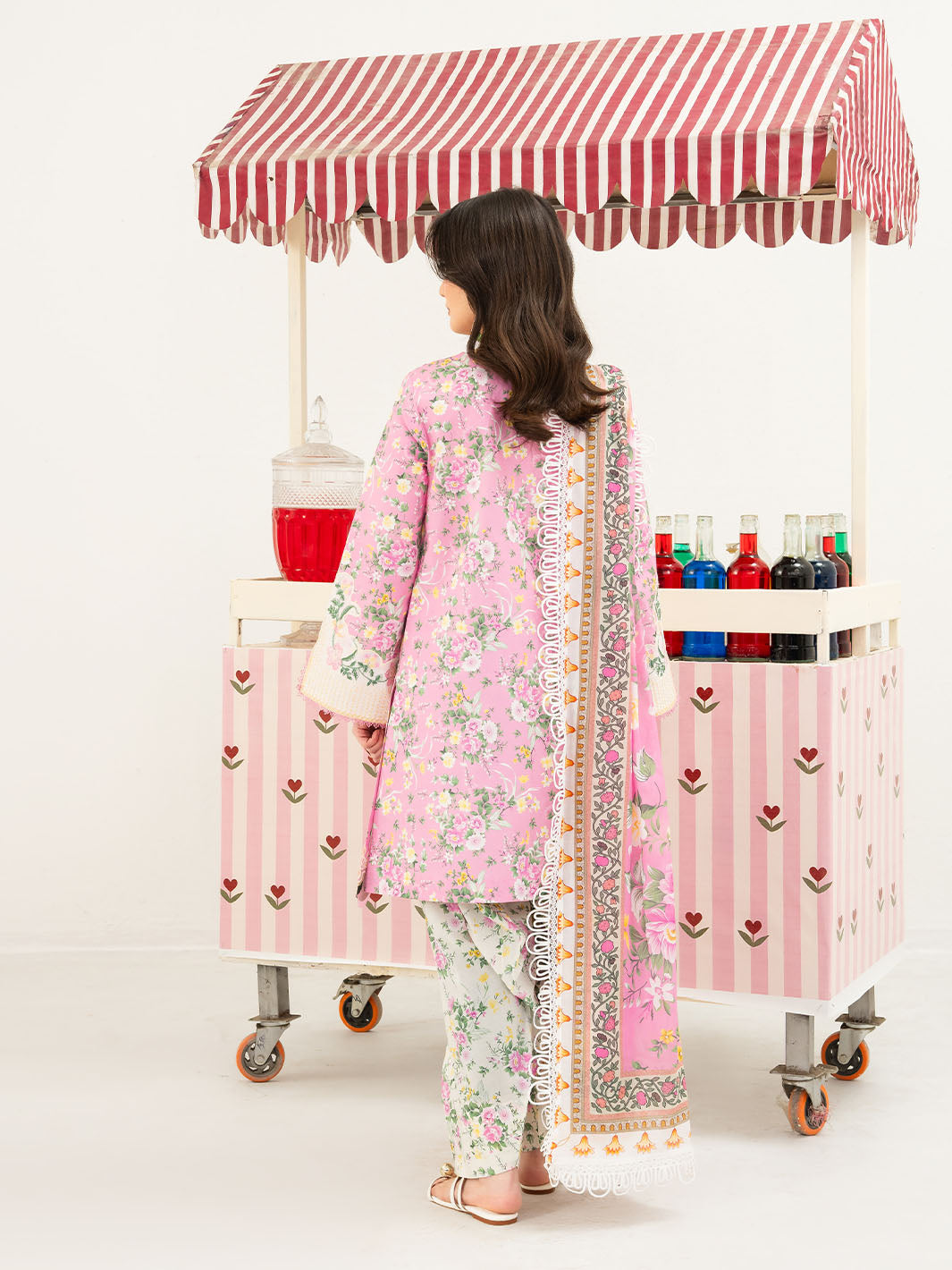 Mahnur | Anaya Lawn | ANA-015 - Luxury Dress - available at Maria Faisal in UK and USA.